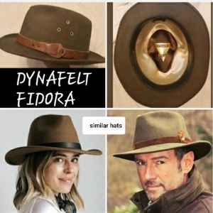 DYNAFELT Water Repellent Fur Blend Fidora